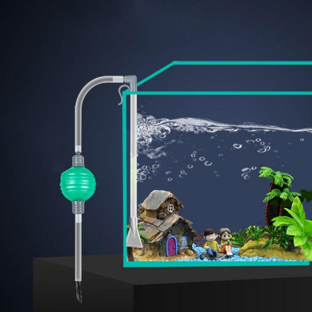 Пластиковый аквариумный гравийный фильтр 1,9 м аквариумный пылесос насос аквариумный красный